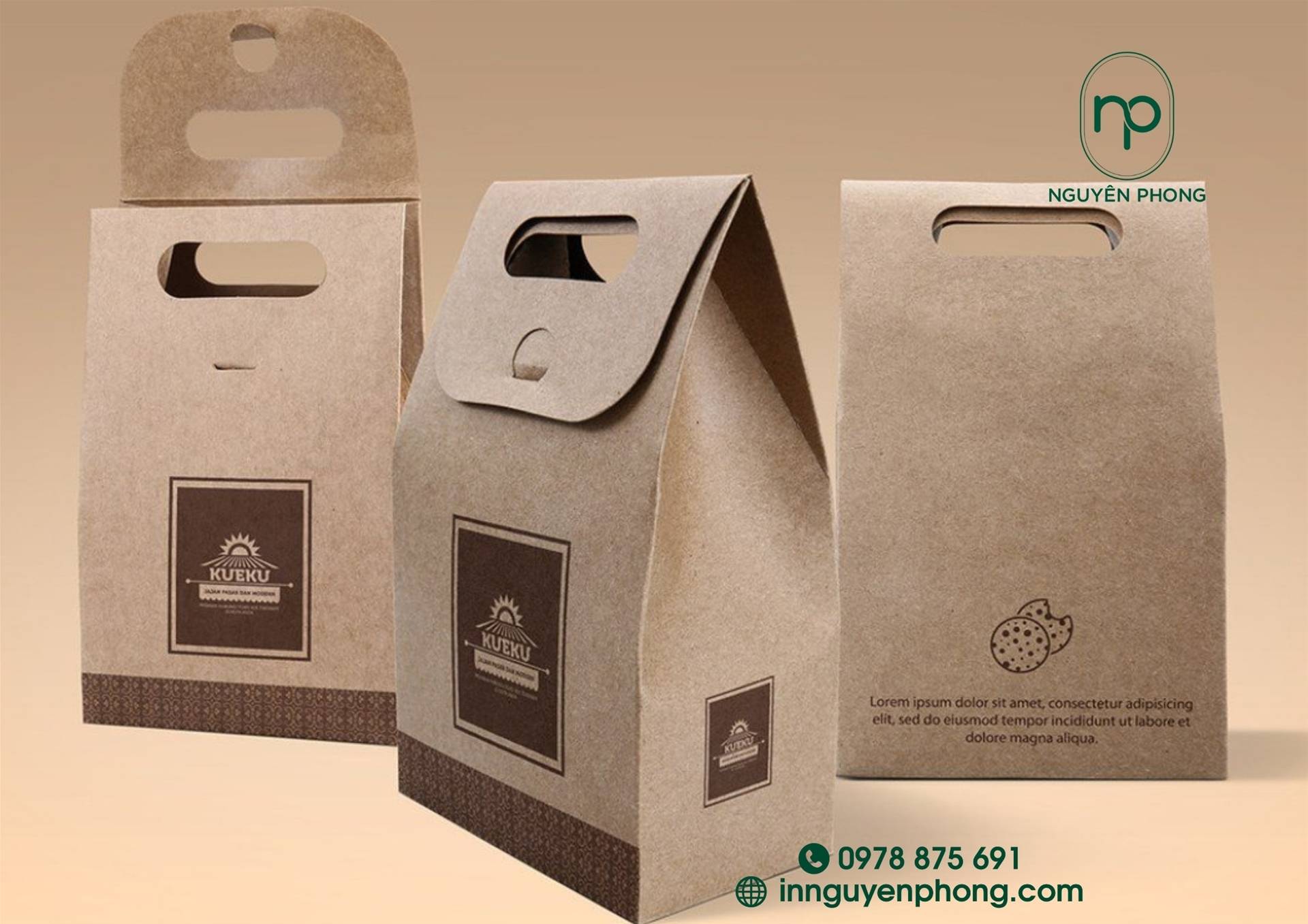 Xưởng In Túi Giấy Đựng Thực Phẩm Giá Rẻ Tại Hà Nội